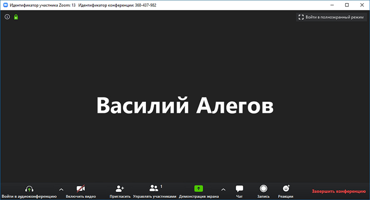 чат, демонстрация экрана и передача файлов